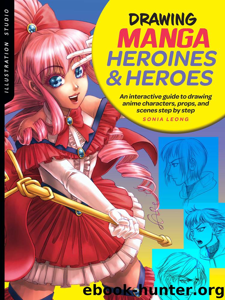 Japanese Manga Heroine With Feline Sidekick Illustration Studio: Drawing Manga Heroines and Heroes by Sonia Leong